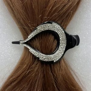 EMBELLISHED RHINESTONE HAIR CLIP